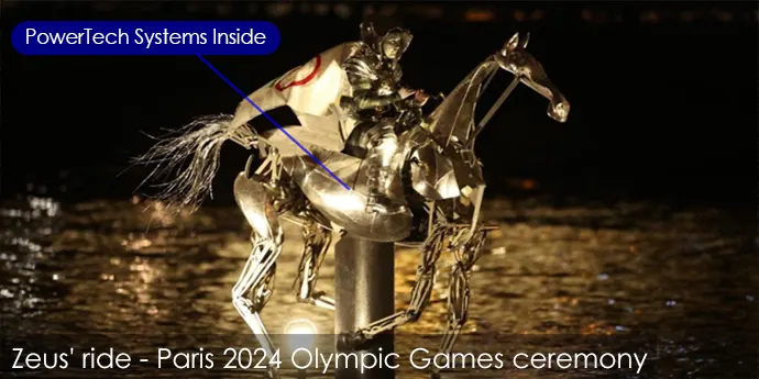 Zeus Ride - Paris 2024 Olympic Games ceremony