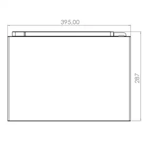 LFP battery 12V-135Ah-Blade-BT - Side