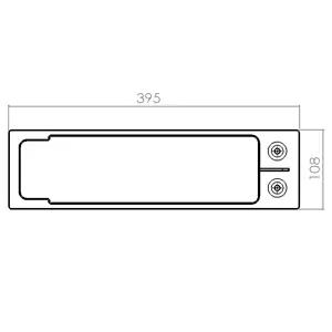 LiFePo4 battery 12V-135Ah-Blade-BT - Top