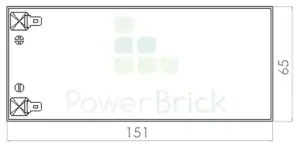 LiFePo4 battery 12V-7.5Ah - Top