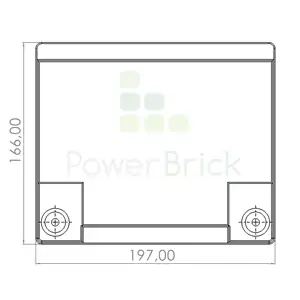 LiFePo4 battery 24V-32Ah - Top