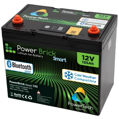 Powerbrick 12V-135Ah-BT-Heater