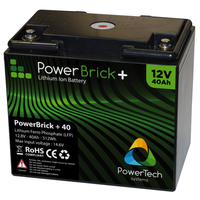 Wasserdichte Lithium-Batterie PowerTeck Powerbrick+ 12V 70Ah