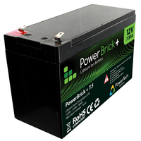 Batterie 12V Lithium Etanche PowerTeck Powerbrick+ 12V 40Ah -  -  Dingue d'eau, comme vous !